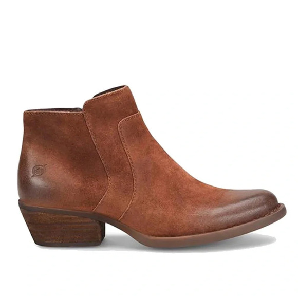 BORN MCKENZIE RUST TOBACCO - WOMENS ankle bootie size 8 - Picture 4 of 16